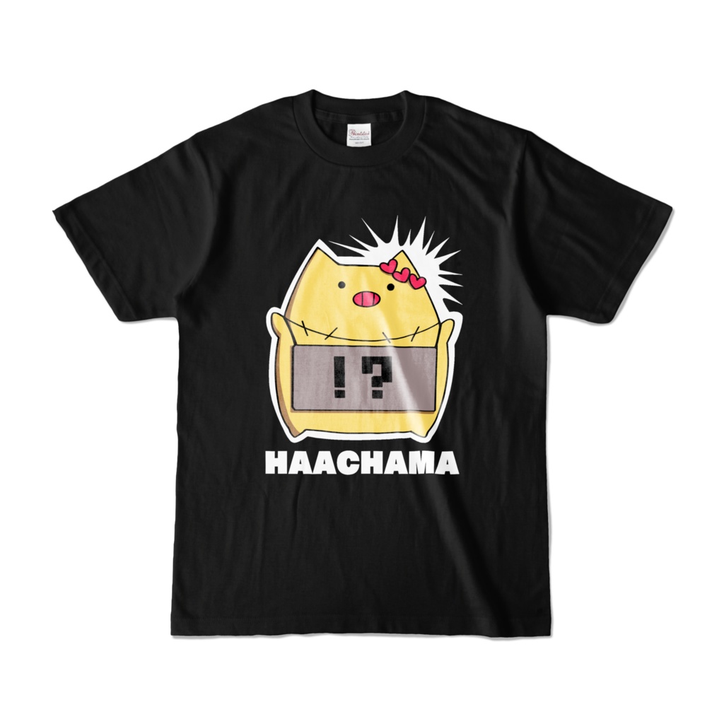 赤井はあと HAACHAMA Tシャツ『黒』
