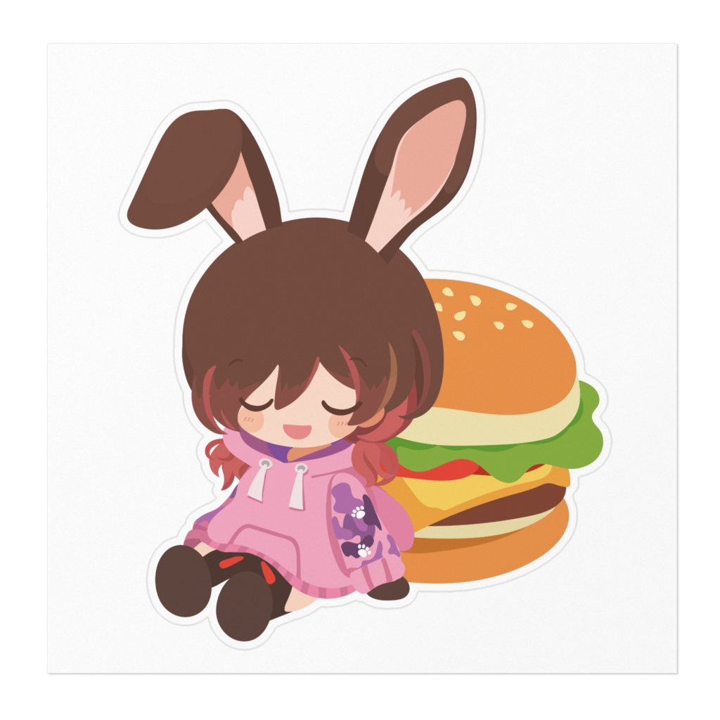 ロボ子さん うさみみステッカー