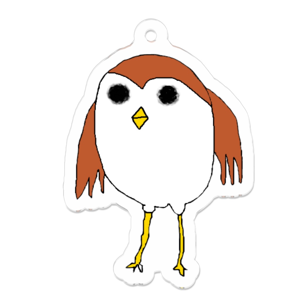 花咲みやび 「花咲の森」虚無すずめアクリルキーホルダー