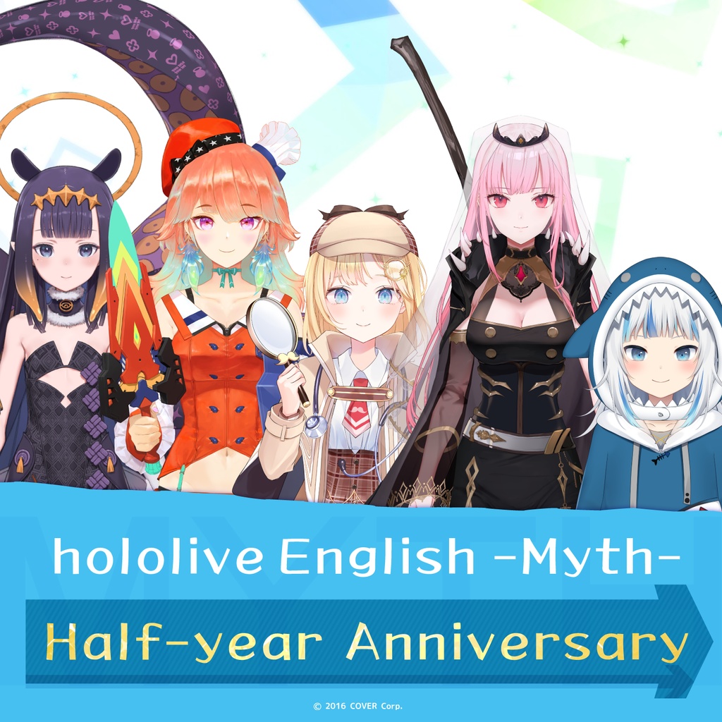 ホロライブEnglish -Myth- 活動半年記念グッズ