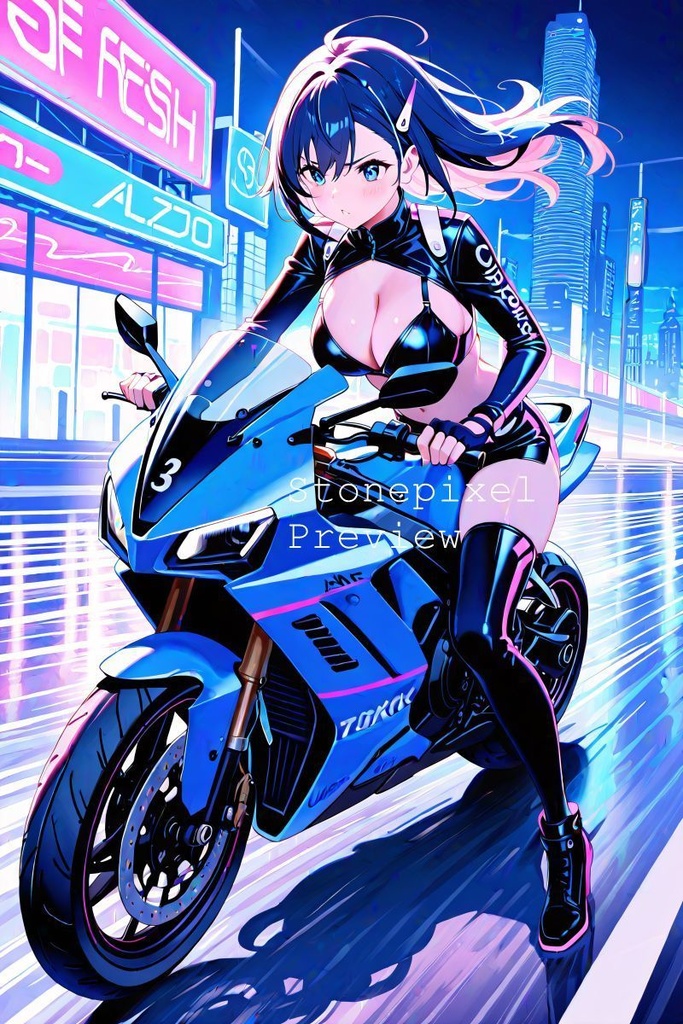 ✨Neo Tokyo Street Racer_ Illustration Pack Vol1 ✨