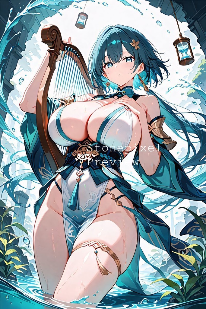 ✨The Curse of the Deep Sea Bard_ Illustration Pack Vol1 ✨