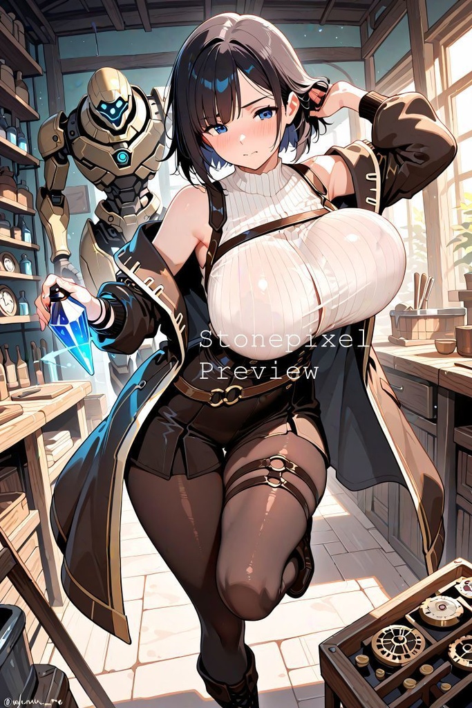 ✨Mechanical Wizard's Heretic Workshop_ Illustration Pack Vol1 ✨