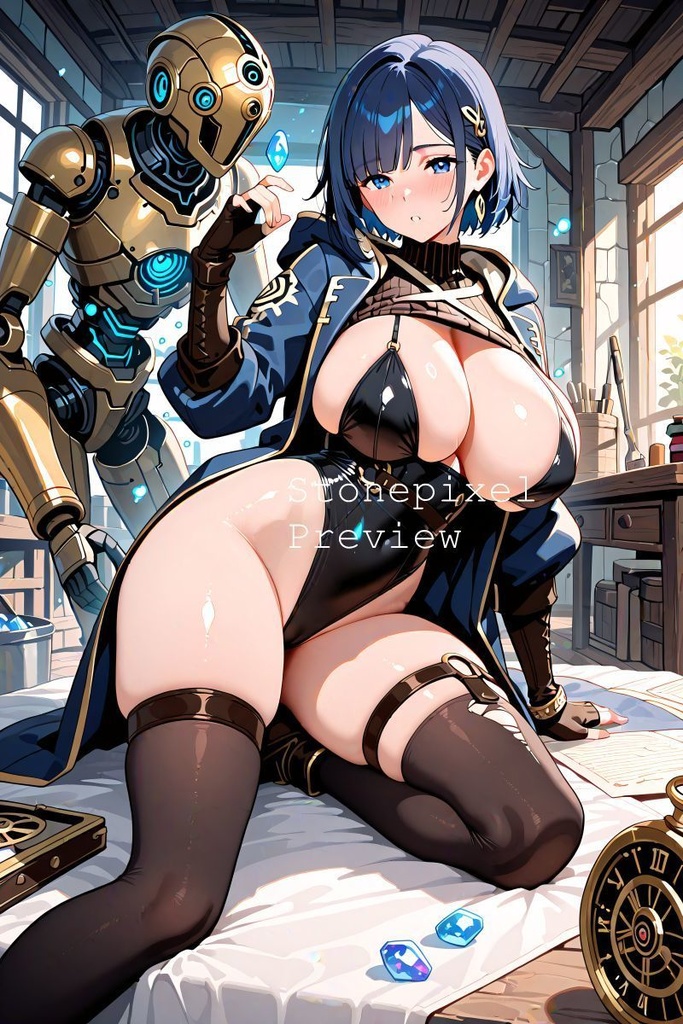 ✨Mechanical Wizard's Heretic Workshop_ Illustration Pack Vol1 ✨