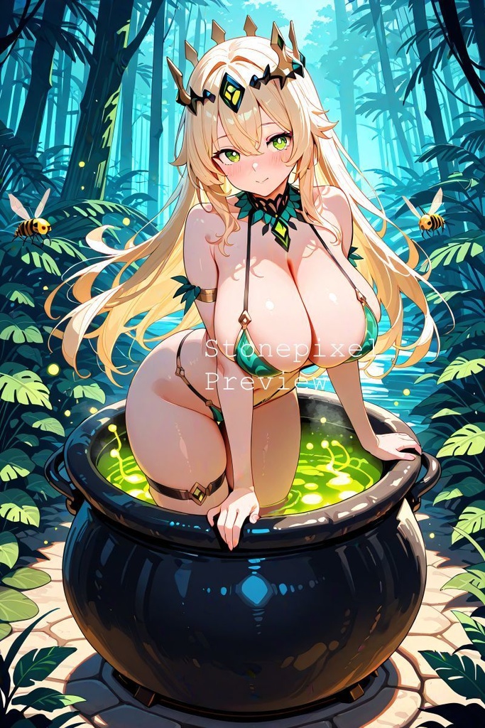 ✨Rise of the Rainforest Poison Queen_ Illustration Pack Vol1 ✨