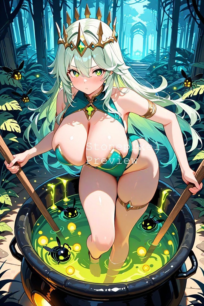 ✨Rise of the Rainforest Poison Queen_ Illustration Pack Vol1 ✨