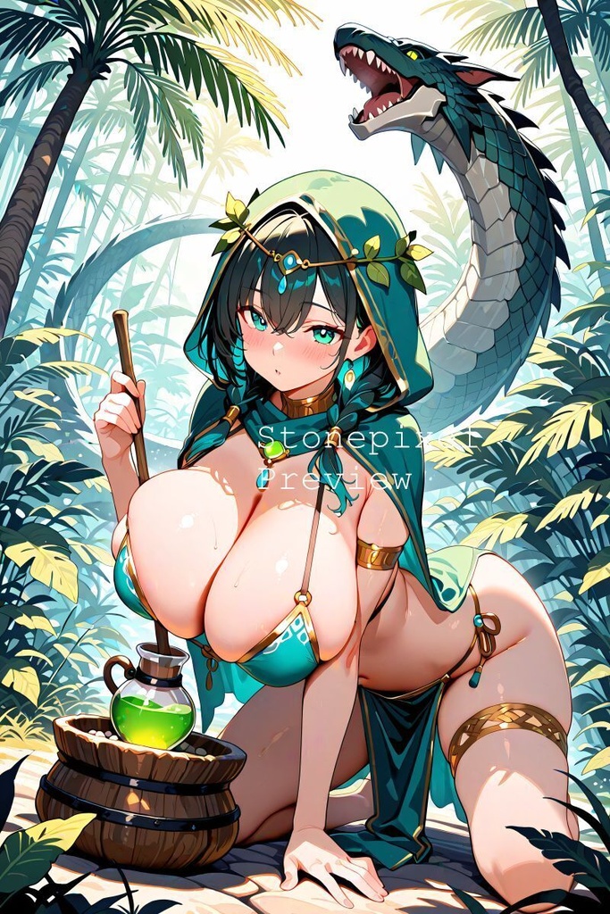 ✨Rainforest Herbalist's Forbidden Formula_ Illustration Pack Vol1 ✨