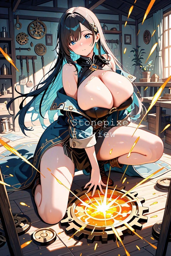 ✨Mechanical Witch's Heretic Workshop_ Illustration Pack Vol1 ✨