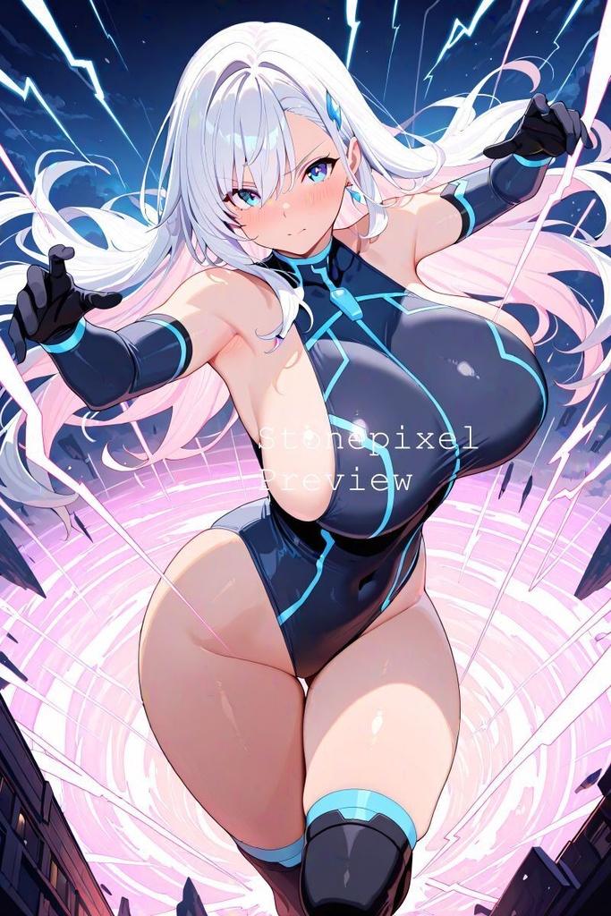✨Thunder Warrior's Energy Field_ Illustration Pack Vol1 ✨