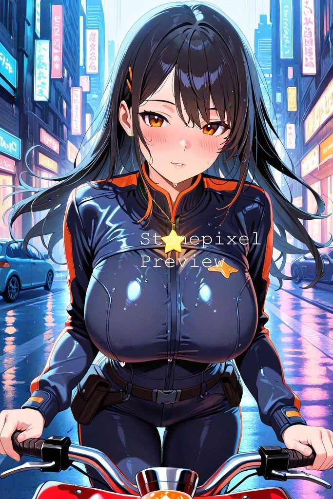 ✨新系列 璃亞 未來城市外送員_ Illustration Pack Vol1 ✨