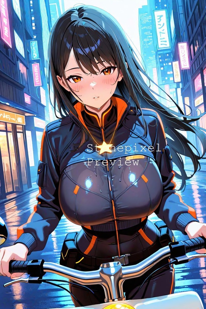 ✨新系列 璃亞 未來城市外送員_ Illustration Pack Vol1 ✨