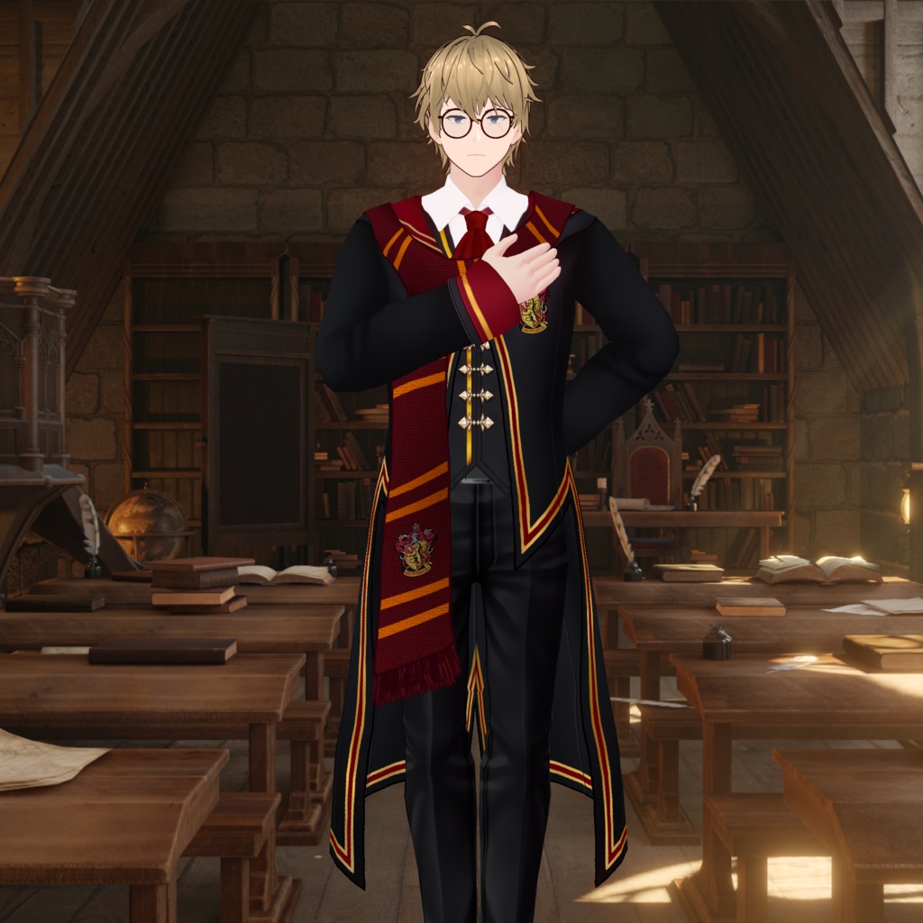 Gryffindor Outfit from Hogwarts Legacy (vroidcustomitem)