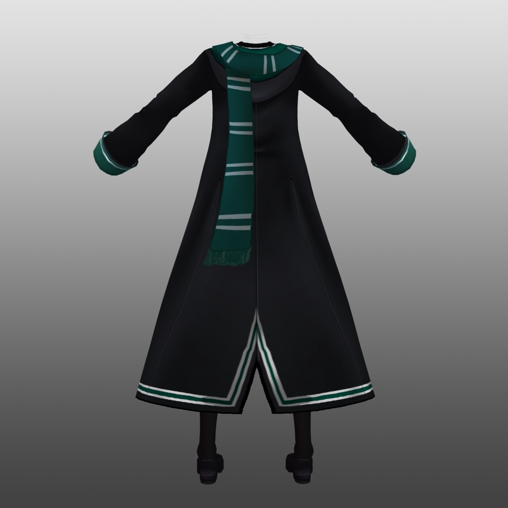 Slytherin Outfit from Hogwarts Legacy (vroidcustomitem)