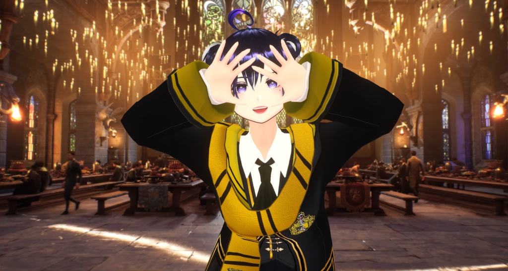 Hufflepuff Outfit from Hogwarts Legacy (vroidcustomitem)