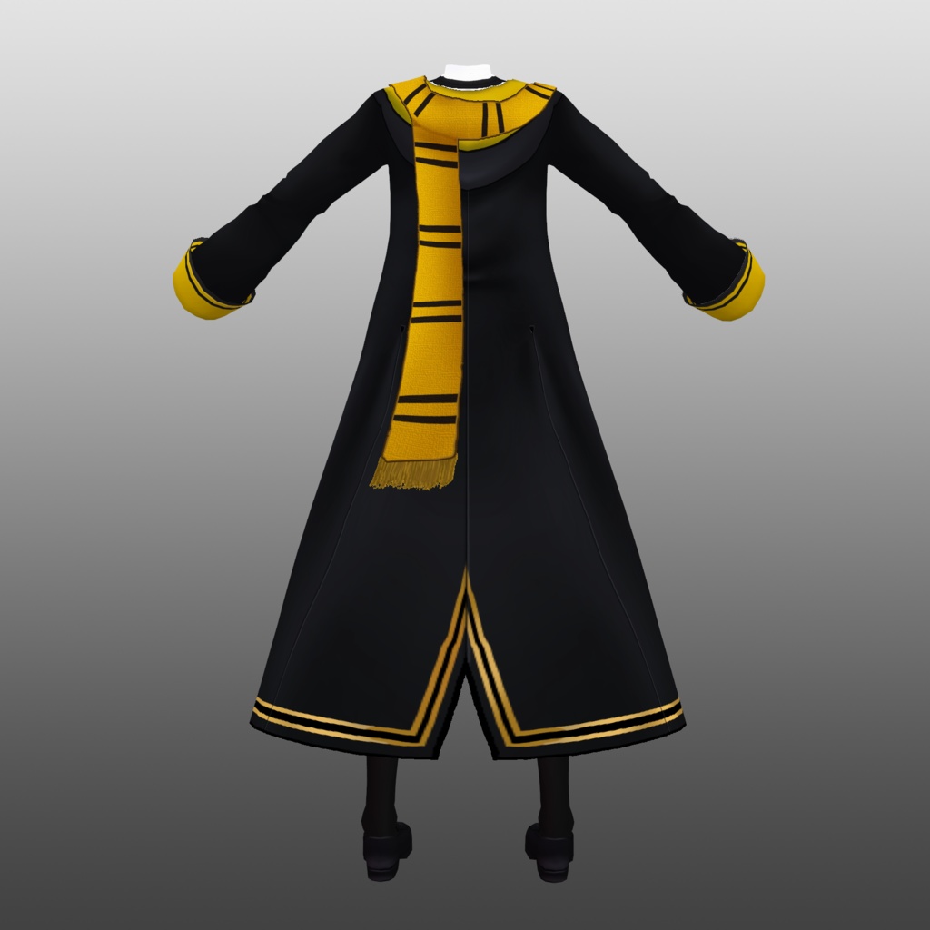 Hufflepuff Outfit from Hogwarts Legacy (vroidcustomitem)