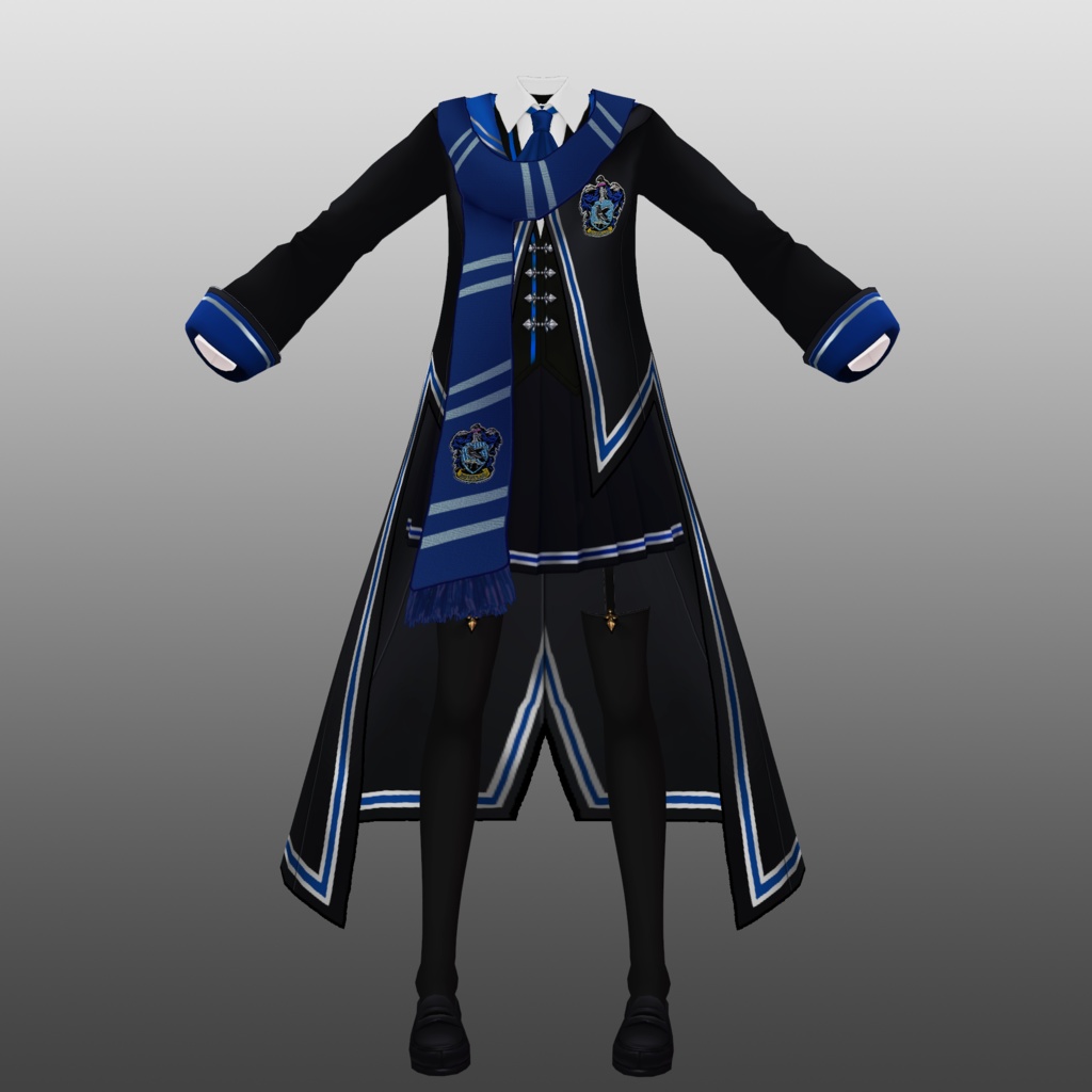 Ravenclaw Outfit from Hogwarts Legacy (vroidcustomitem)