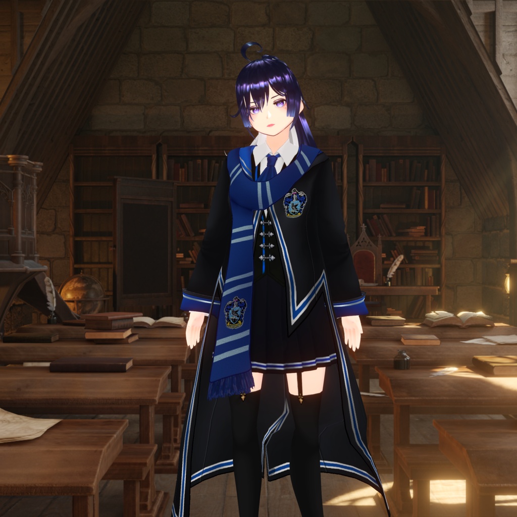 Ravenclaw Outfit from Hogwarts Legacy (vroidcustomitem)