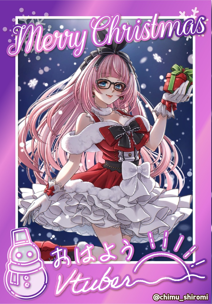 【チェキ風】復刻Xmasゴージャスバージョン+おはV