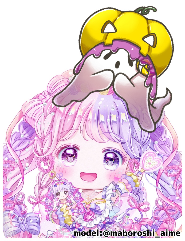 【被り物素材】ハロウィンバージョン