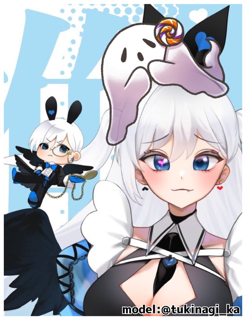 【被り物素材】ハロウィンバージョン