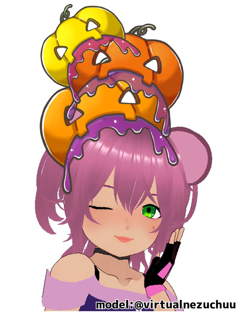 【被り物素材】ハロウィンバージョン