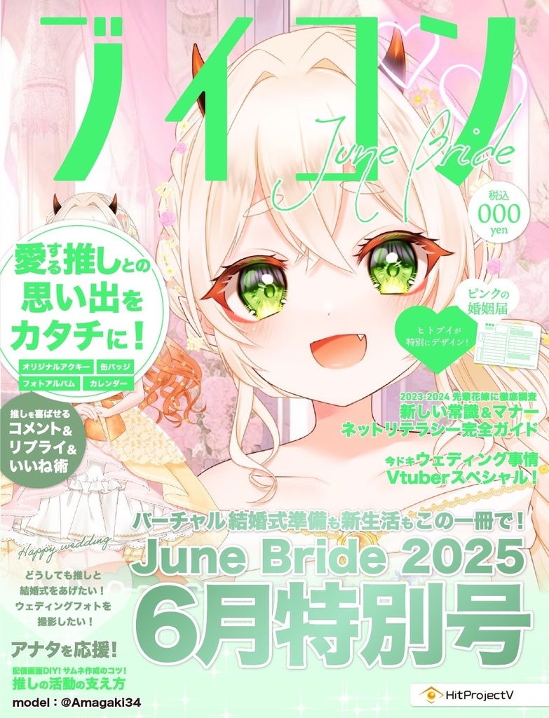 【ブイコン】6月特別号フレーム素材『赤』のみ(2025年6月30日まで)