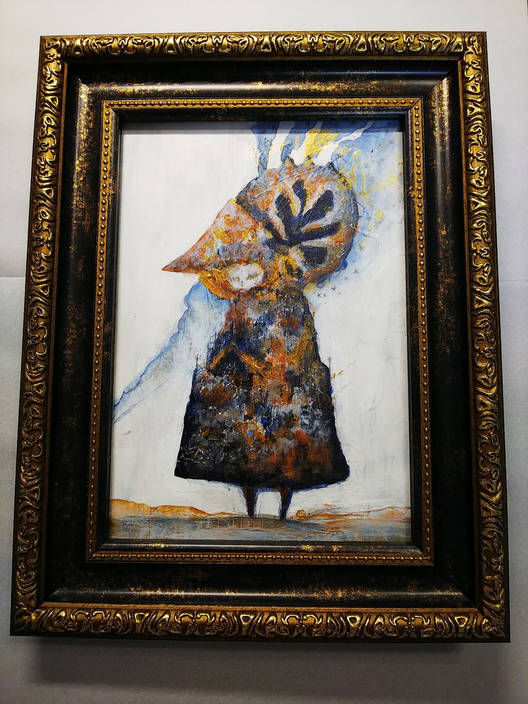 【A5原画・額縁】　星屑の子　オーム