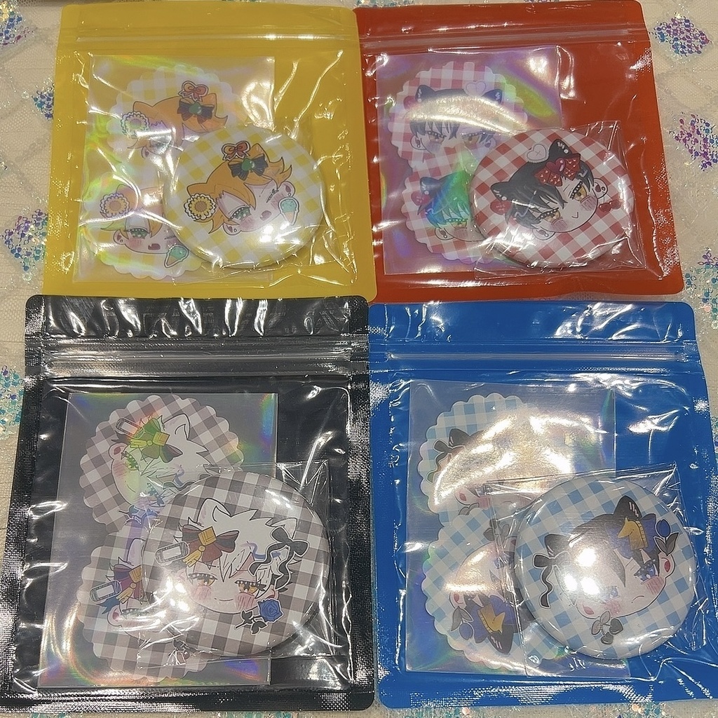 フィンクリ&バンセオねこ缶バッジ