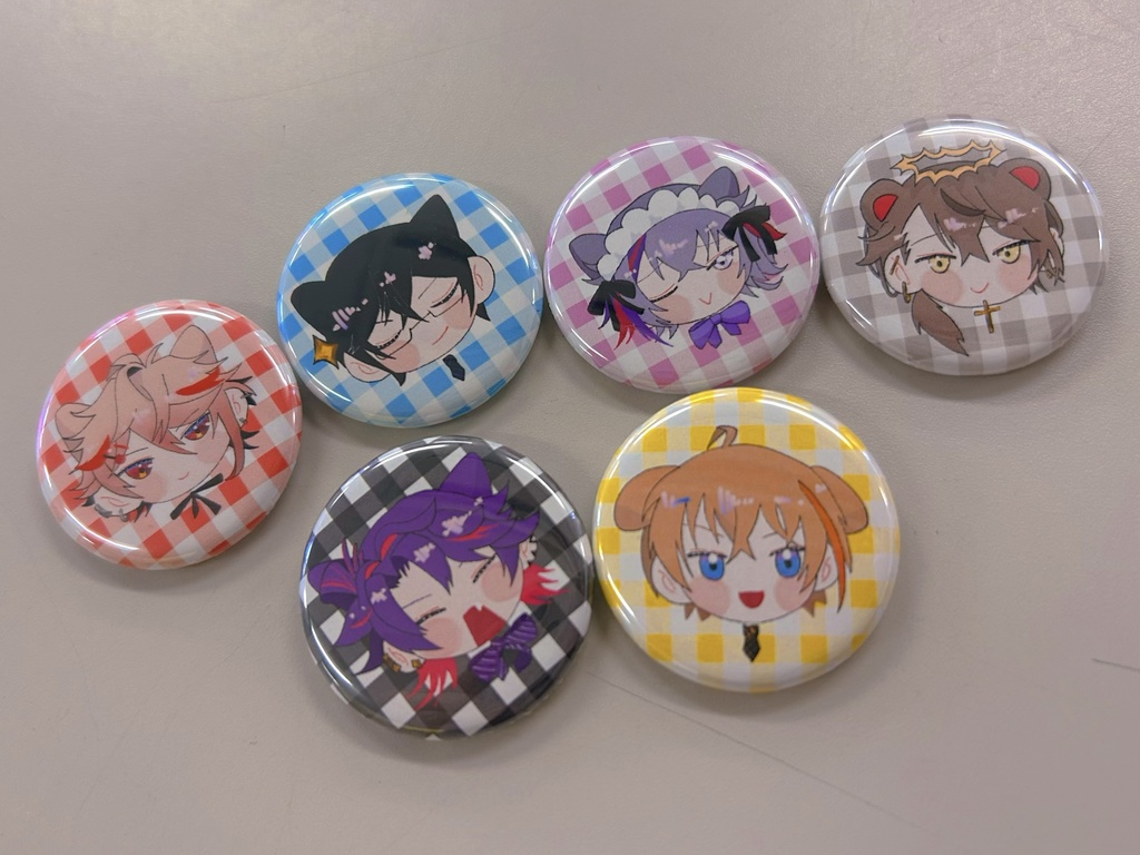 【非公式】いぬねこくまミニ缶バッジ