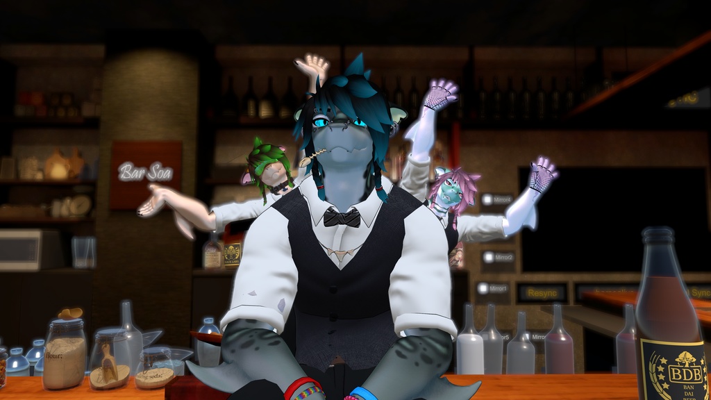 Two peice suit for Shawn the shark