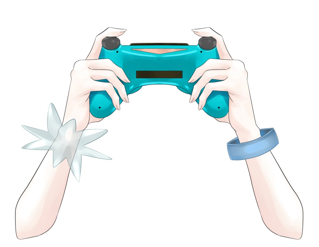 【VTuber向け】コントローラー【素材】