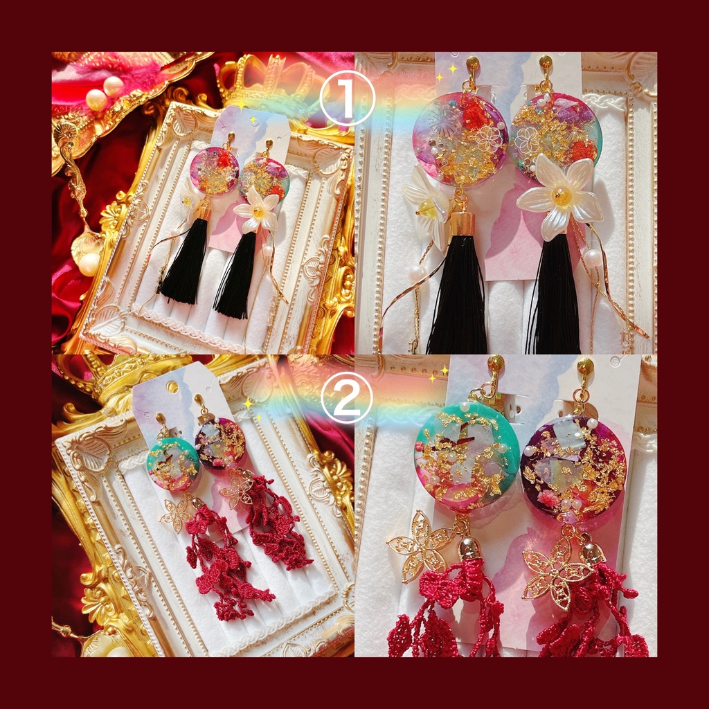 熱砂の国🎆イメージアクセサリー［ピアス・イヤリング対応］