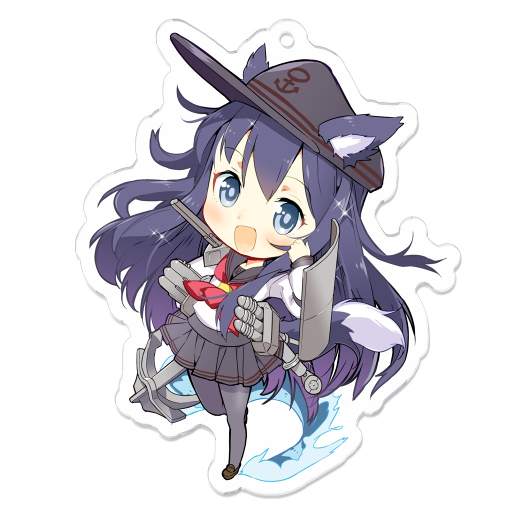 【艦これ】ケモミミ六駆娘 アクリルキーホルダー