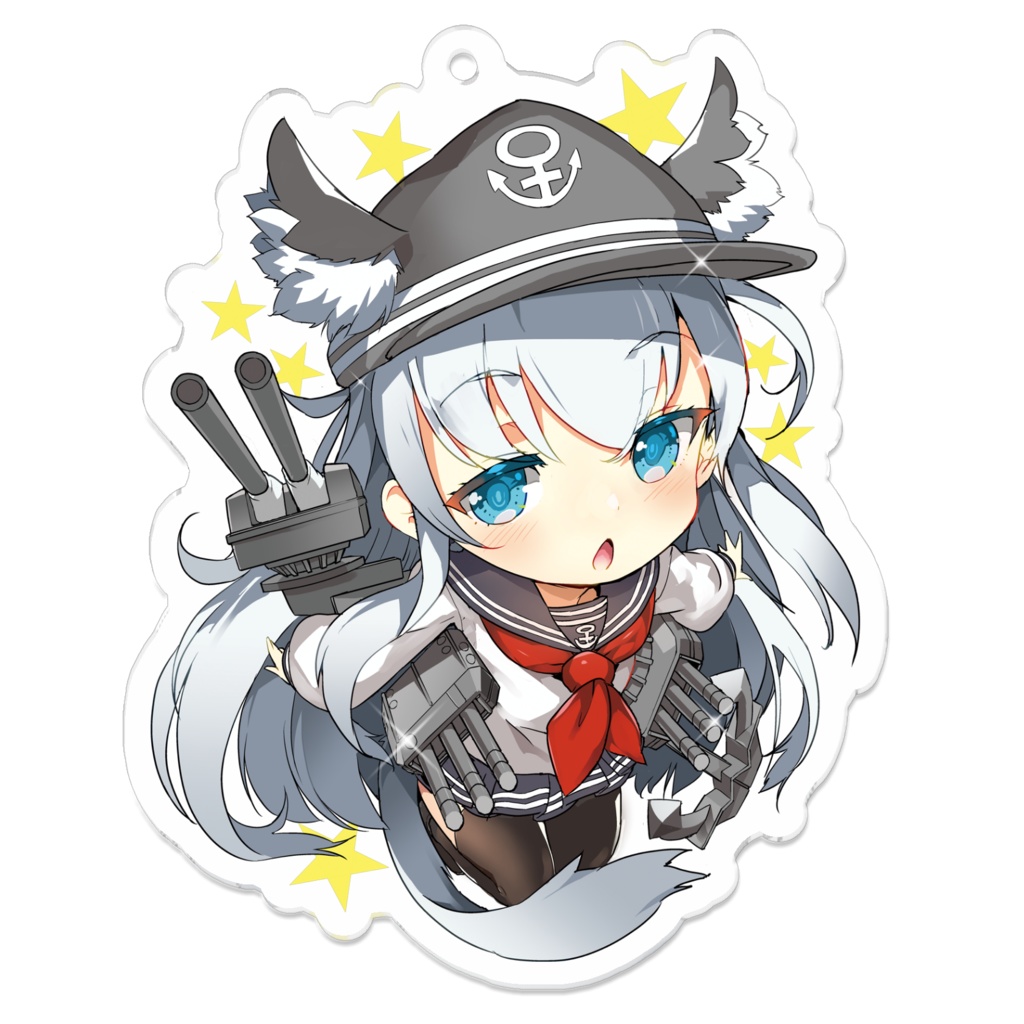 【艦これ】ケモミミ六駆娘 アクリルキーホルダー