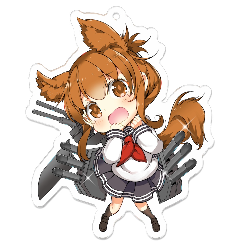 【艦これ】ケモミミ六駆娘 アクリルキーホルダー