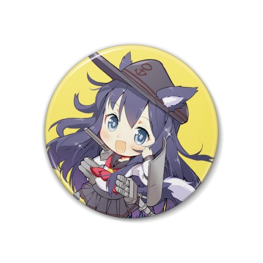 【艦これ】ケモミミ艦娘 缶バッジ