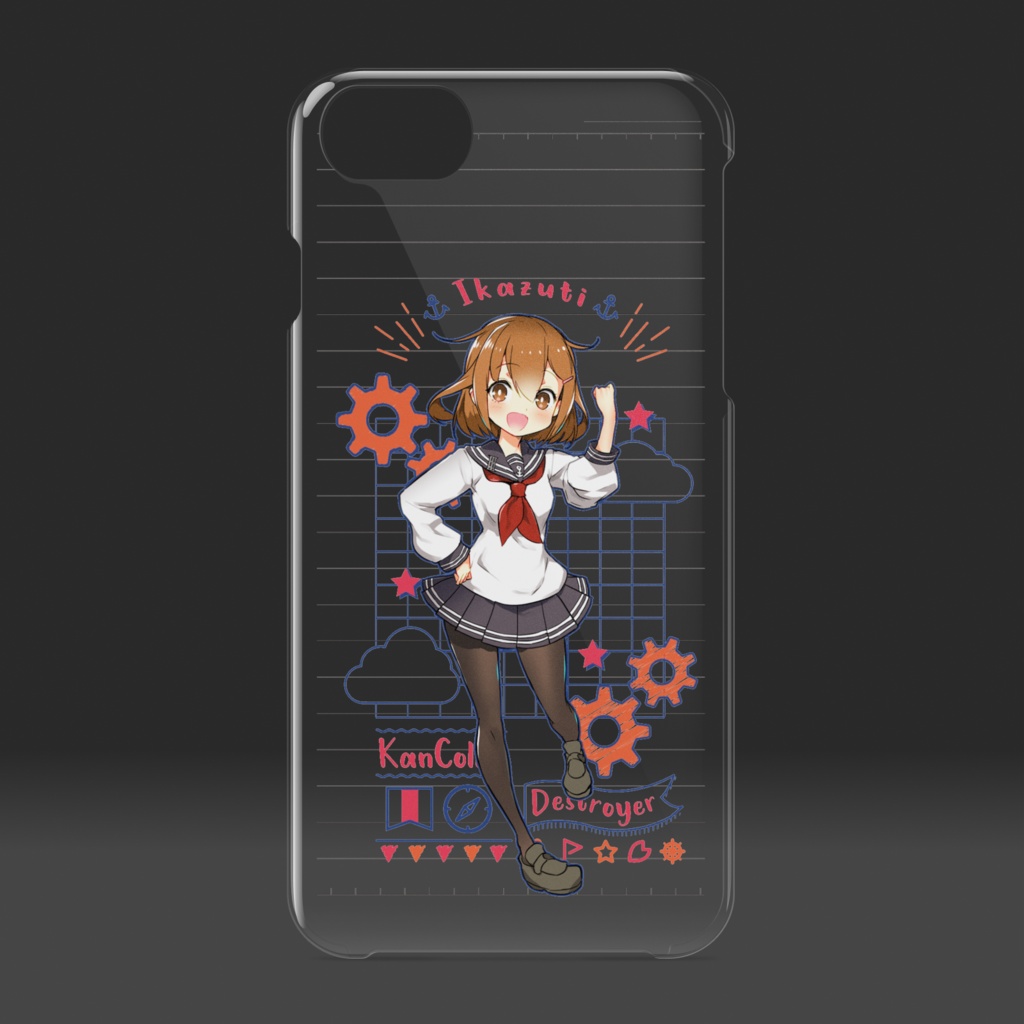 【艦これ】雷 ノート風iPhoneケース