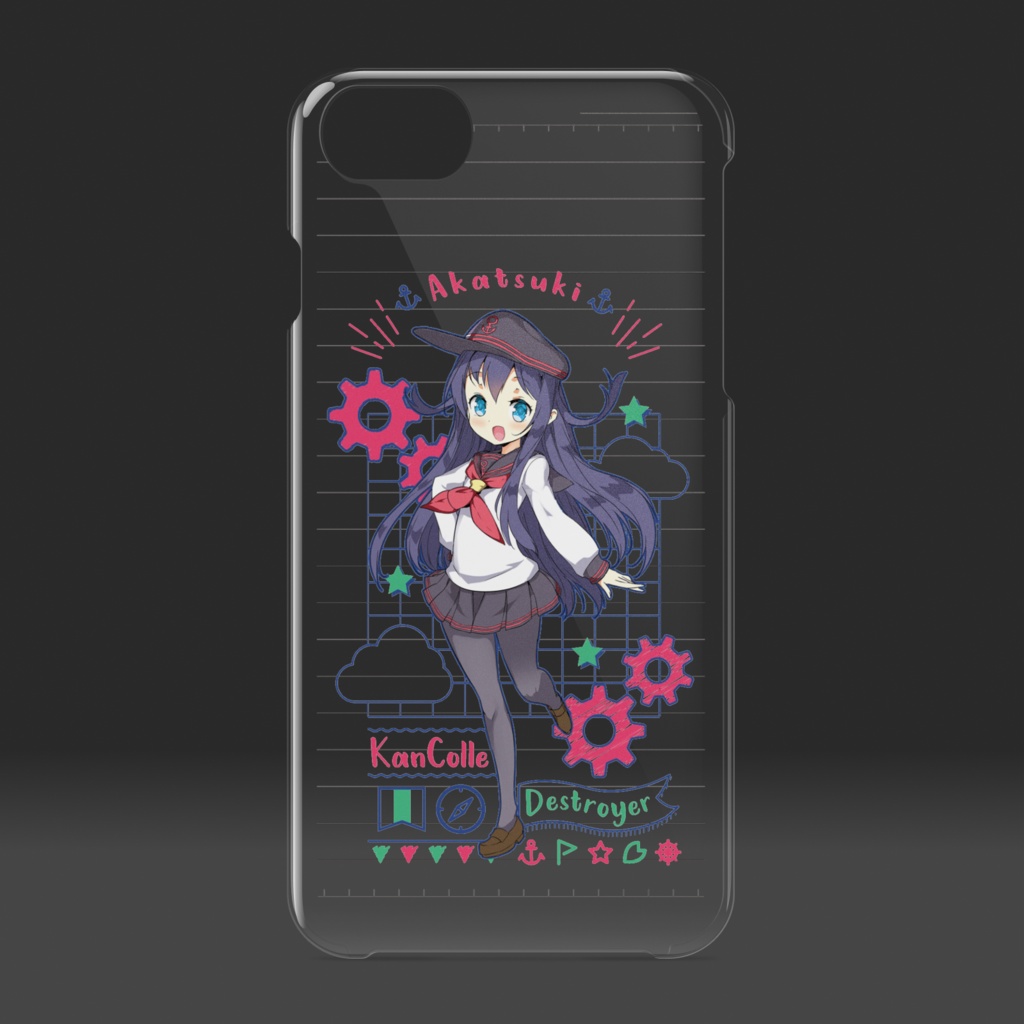 【艦これ】暁 ノート風iPhoneケース