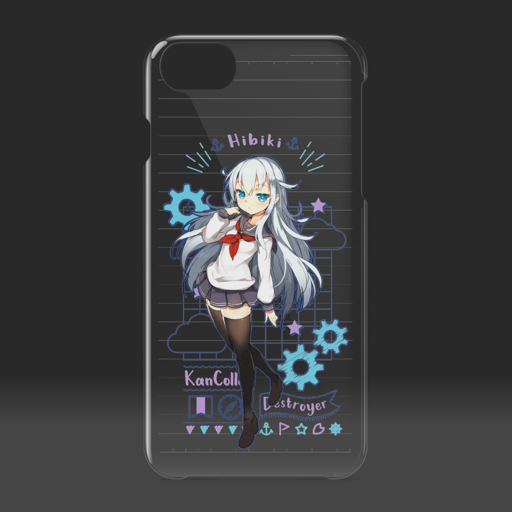 【艦これ】響 ノート風iPhoneケース