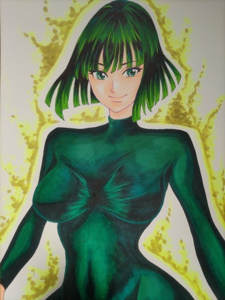 手描きイラスト ワンパンマン 地獄のフブキ B5サイズ 匿名配送