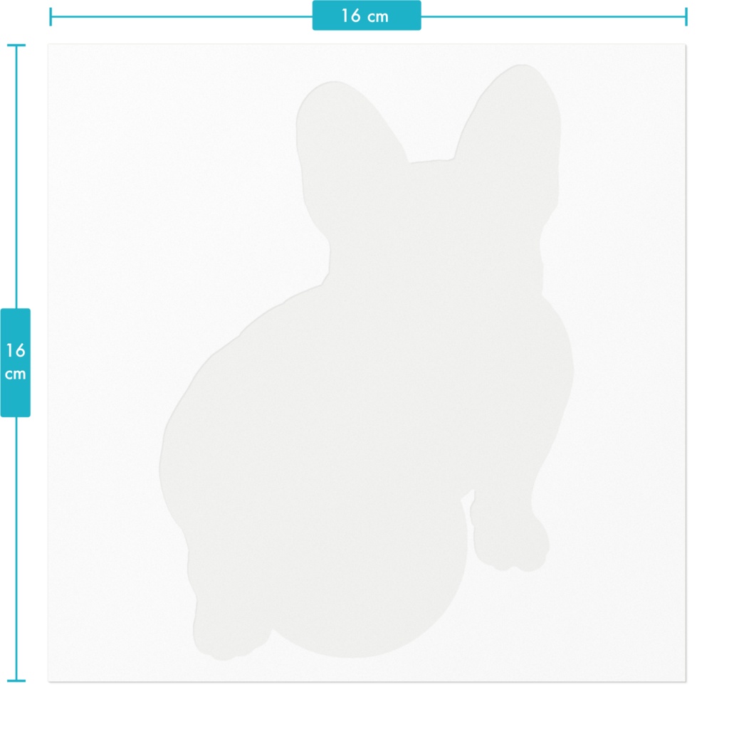 スーパーヒーローフレンチブルドックステッカー
