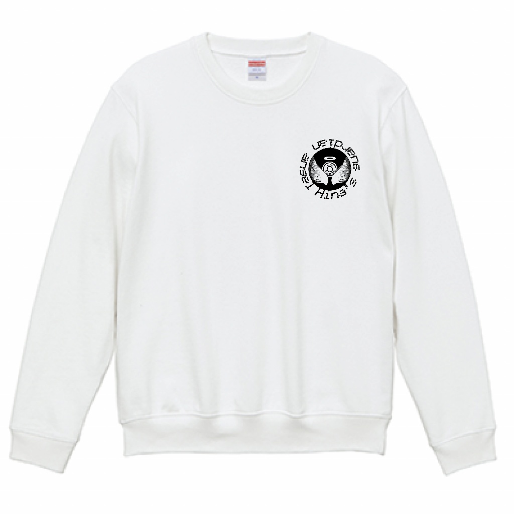 ひなはなシルエットスウェット 10.0oz 黒・白2種類