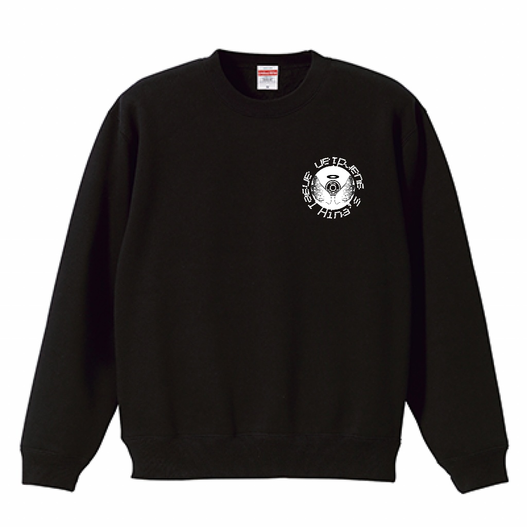 ひなはなシルエットスウェット(裏起毛) 10.0oz 黒・白2種類