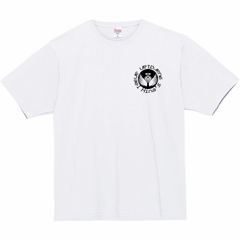 ひなはなシルエットTシャツ 7.4oz 黒・白2種類