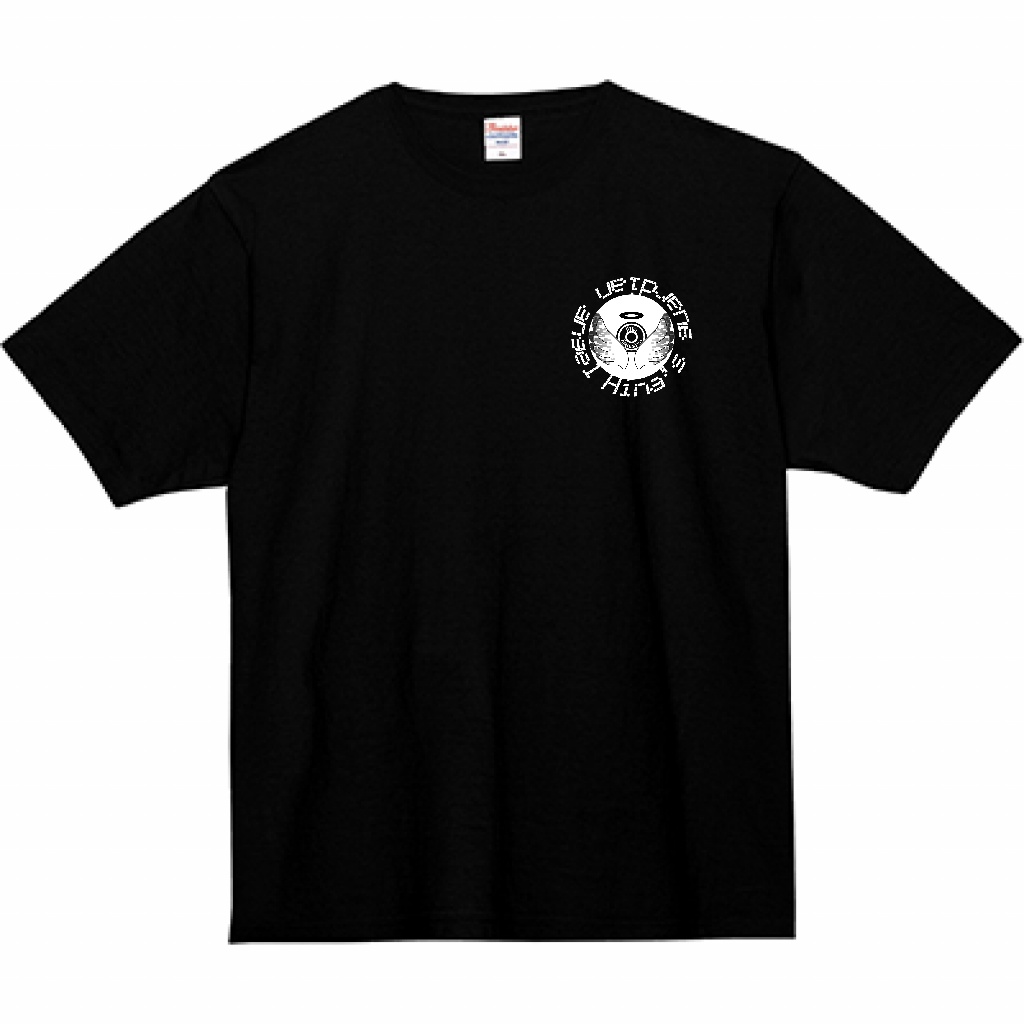 ひなはなシルエットTシャツ 7.4oz 黒・白2種類