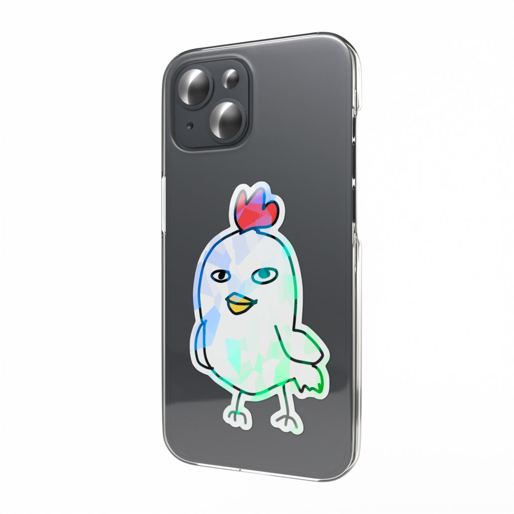 ミカドアニマルホログラムステッカー:ニヤトリ