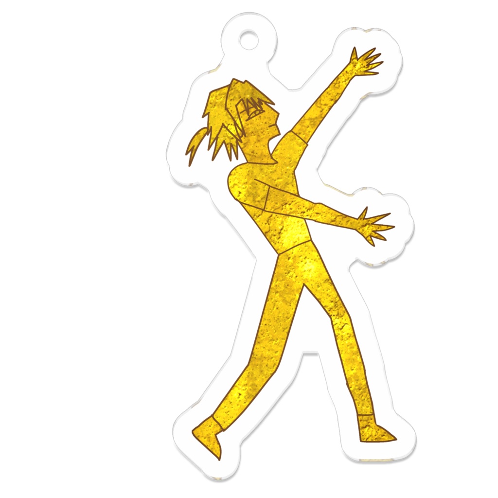 アクリルキーホルダー:ミカド・ヘキガ・ゴールデンスタイル