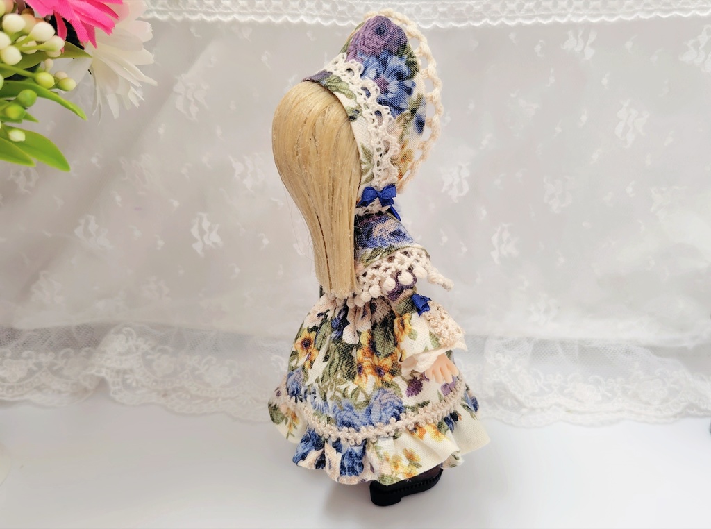 【オビツ11】青薔薇のご令嬢3点フルコーデセット