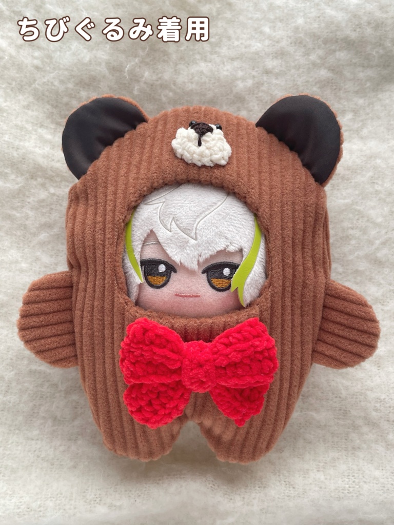 リボンなくまさんぬい服【ぬい服10cm】