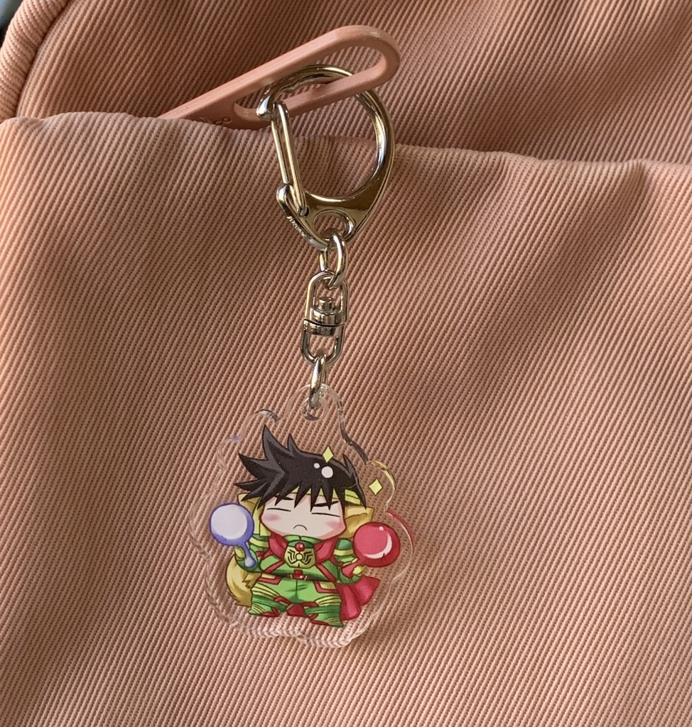 ポップわんこアクリルキーホルダー (メドローアじゃなくてマラカス)